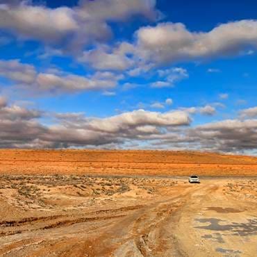 Karakum desert in Turkmenistan